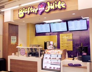 Contact Booster Juice section of store