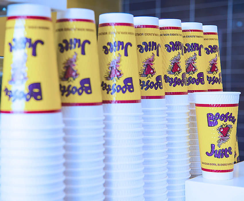 Booster Juice cups