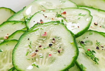 Crunchy Cucumber Salad