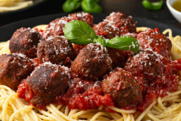 Plant-Based Spaghetti and Meatballs