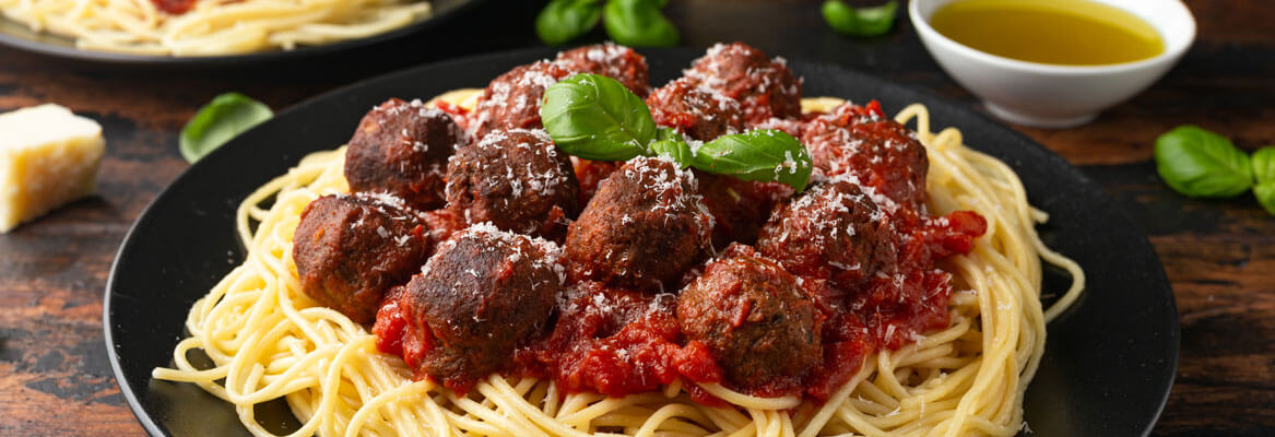 Plant-Based Spaghetti and Meatballs