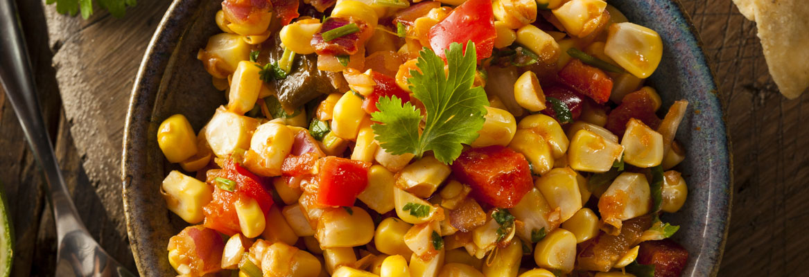 Roasted Garlic Corn Salsa