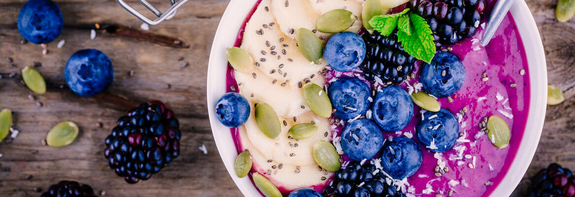 Banana Berry Smoothie Bowls